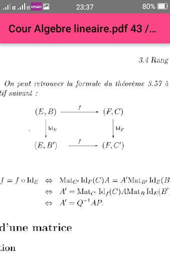 Maths: linear algebra course screenshot 4