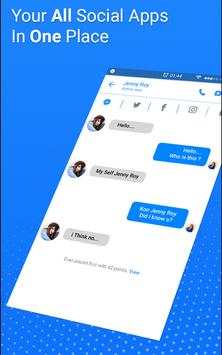 Messenger 2018 - Messenger for All Social Apps screenshot 1