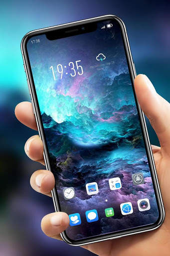 Colorful theme a7 clouds wallpaper screenshot 4