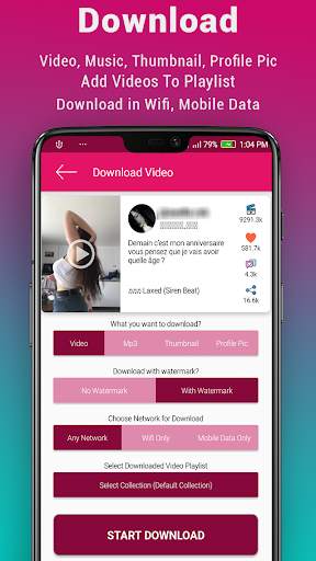 SaxTik -Video Downloader For TicTok | No Watermark screenshot 3