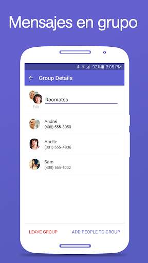 TextFree: SMS y llamadas a USA screenshot 4