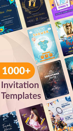Invitation Card Maker - eCards, Greeting Cards screenshot 1