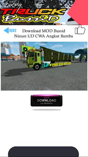 Mod Truck Bussid Full Strobo screenshot 7