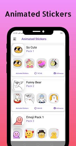Animated Stickers for Whatsapp screenshot 1