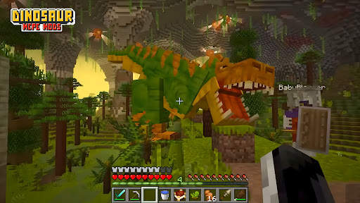 Dinosaur Craft Mods Minecraft screenshot 5