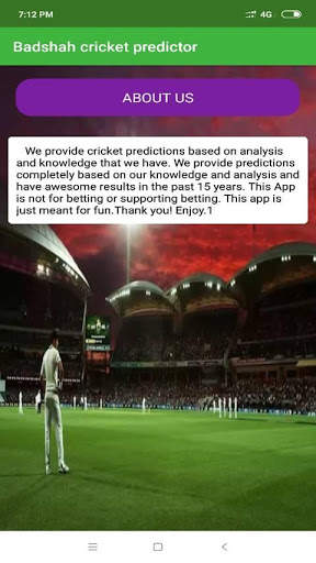Cricket Predictor: Match Winner Predictions & Tips screenshot 1