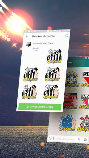 Figurinhas de times de futebol para WhatsApp ⚽ screenshot 1