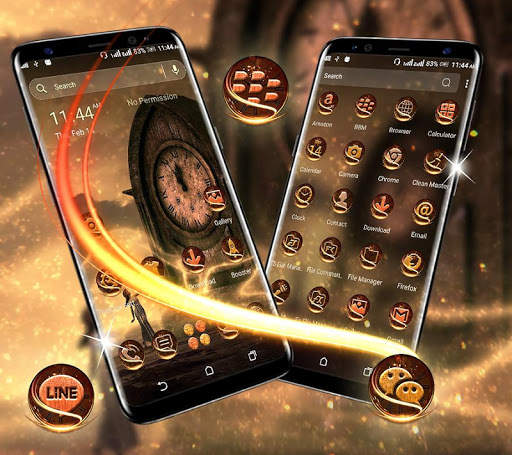 Vintage Clock Launcher Theme screenshot 1