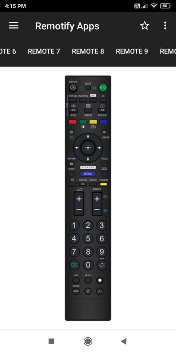 Remote Control For SONY TV screenshot 3