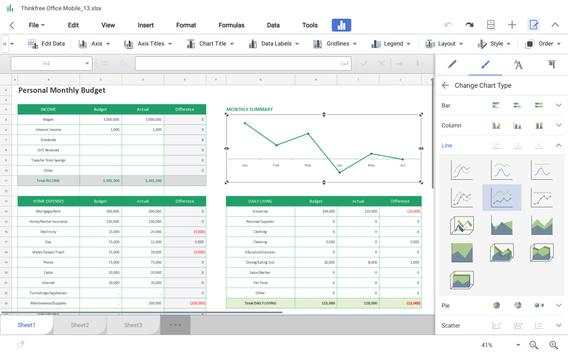 Thinkfree Office screenshot 15