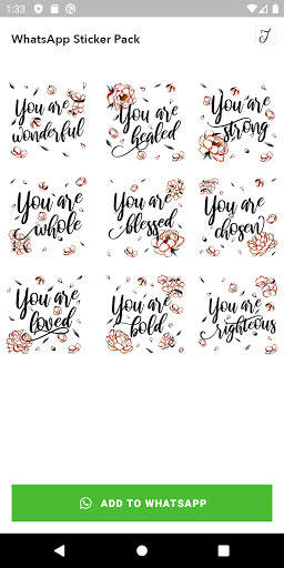 WAStickerApps - Your Identity in Christ WhatsApp screenshot 3