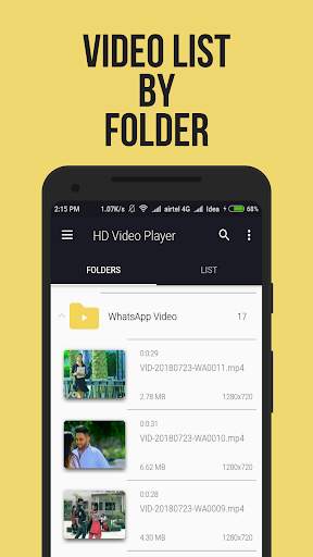 HD Video Player  2018 screenshot 5