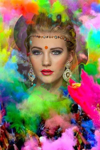 Happy Holi Photo Frame screenshot 2