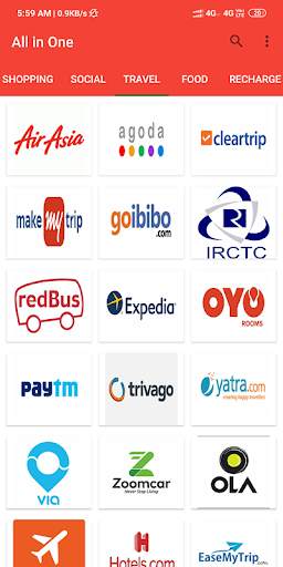 All In One: Shopping, Jobs, Food, News (6 MB only) screenshot 3
