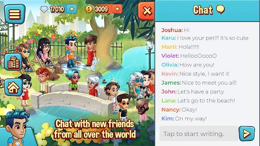 Friendbase - Virtual World 1 تصوير الشاشة