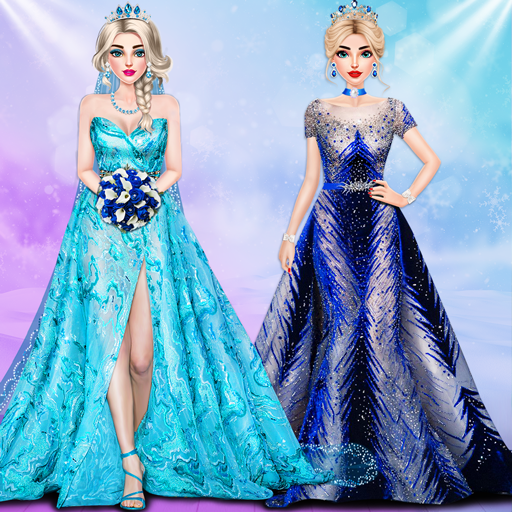 Ice Princess Wedding Dress Up icon