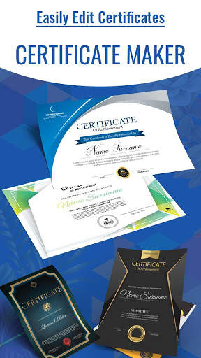 Certificate Maker Templates and Design screenshot 4