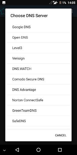 DNS Changer(Without root) screenshot 2