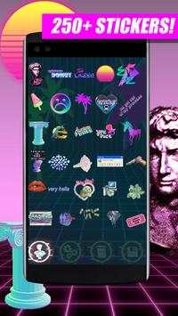 Aesthetic Photo Editor – Glitch Vaporwave Stickers screenshot 2