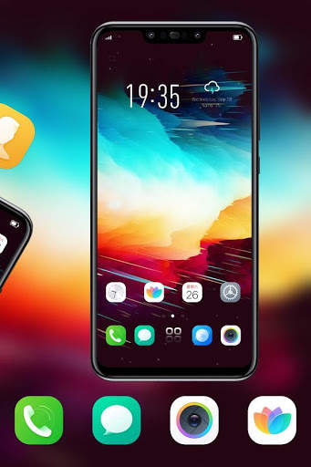Абстрактная тема туманности HD launcher скриншот 3