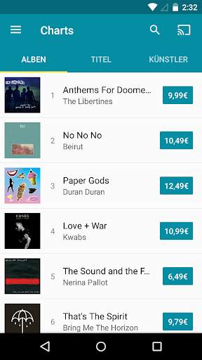 7digital Musik für Android screenshot 3