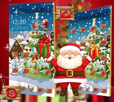 Christmas red launcher theme screenshot 1