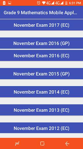 Grade 9 Mathematics Mobile Application screenshot 3