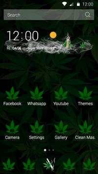 Weed Rasta Launcher Theme screenshot 1
