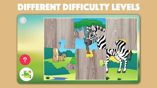 Animal jigsaw puzzles for kids скриншот 1