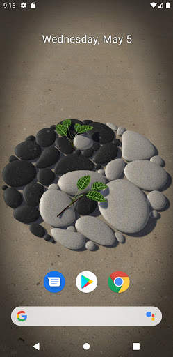 3D Zen Stones Live Wallpaper screenshot 1