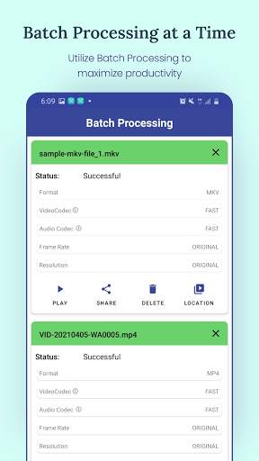 Video Converter & Compressor(MP4,MOV,MKV,AVI,3GP) screenshot 8
