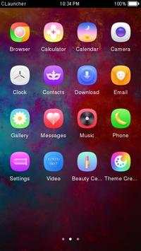 Abstract Red Smoke Theme HD screenshot 2