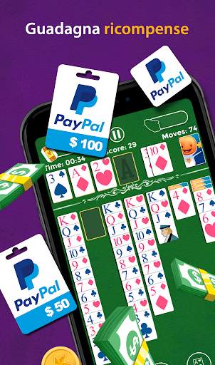Solitaire - Guadagna screenshot 4
