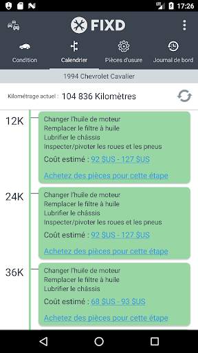 Moniteur de santé du véhicule FIXD screenshot 5