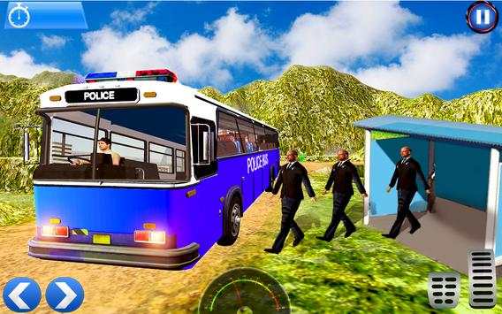 Off road Police Bus Drive Simulator screenshot 1