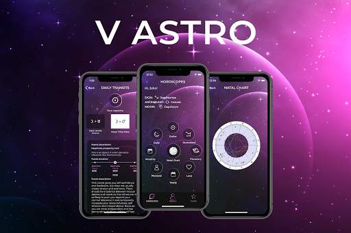 V ASTRO Daily Horoscope, Synastry & Natal Chart screenshot 1