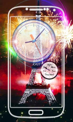 Paris Clock Live Wallpaper HD screenshot 2
