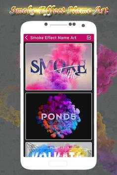 Smoke Effect Name Art Photo Editor screenshot 2