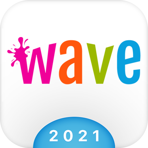 Wave Keyboard Background - Animations, Emojis, GIF icon