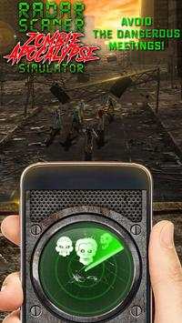 Radar Scaner Zombie Apocalypse Simulator screenshot 3
