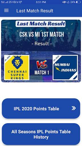 I,P,L 2020 Points Table App screenshot 1