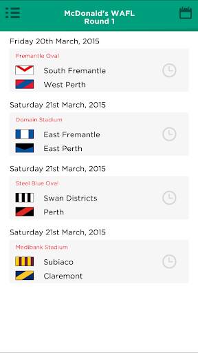 The Official WAFL app screenshot 1
