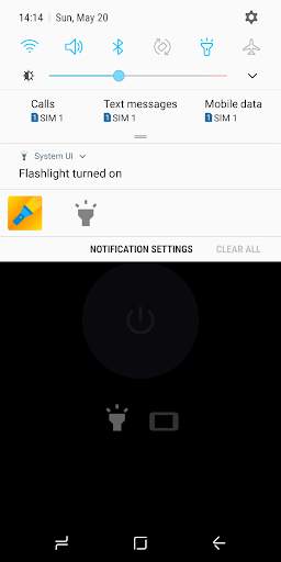Flashlight widget free app torch screenshot 4