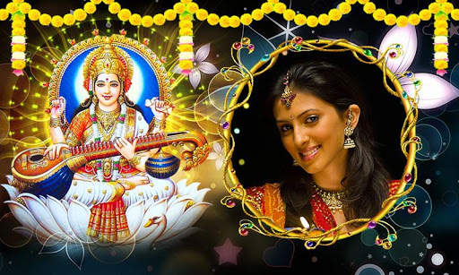 Goddess Saraswati Photo Frames HD screenshot 1