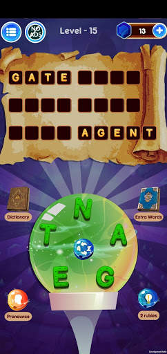 Word Wizard Puzzle - Connect Letters 14 تصوير الشاشة