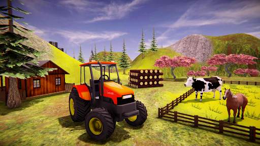Cargo Tractor Trolley Transport Farming Simulator screenshot 2