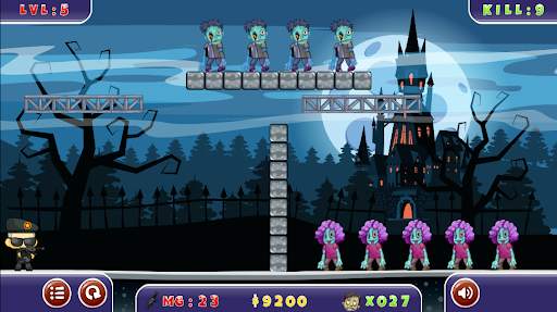 ZOMBIE SHOOTER 2D - Stupid Zombies Shooter Games screenshot 3
