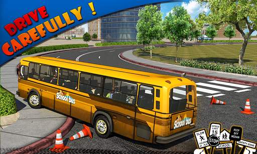 Schoolbus Driver 3D SIM screenshot 2