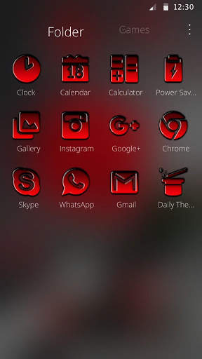 Crimson red Flower Theme screenshot 5