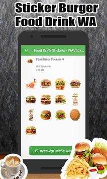 Food Drink Stickers - WAStickerApps screenshot 3